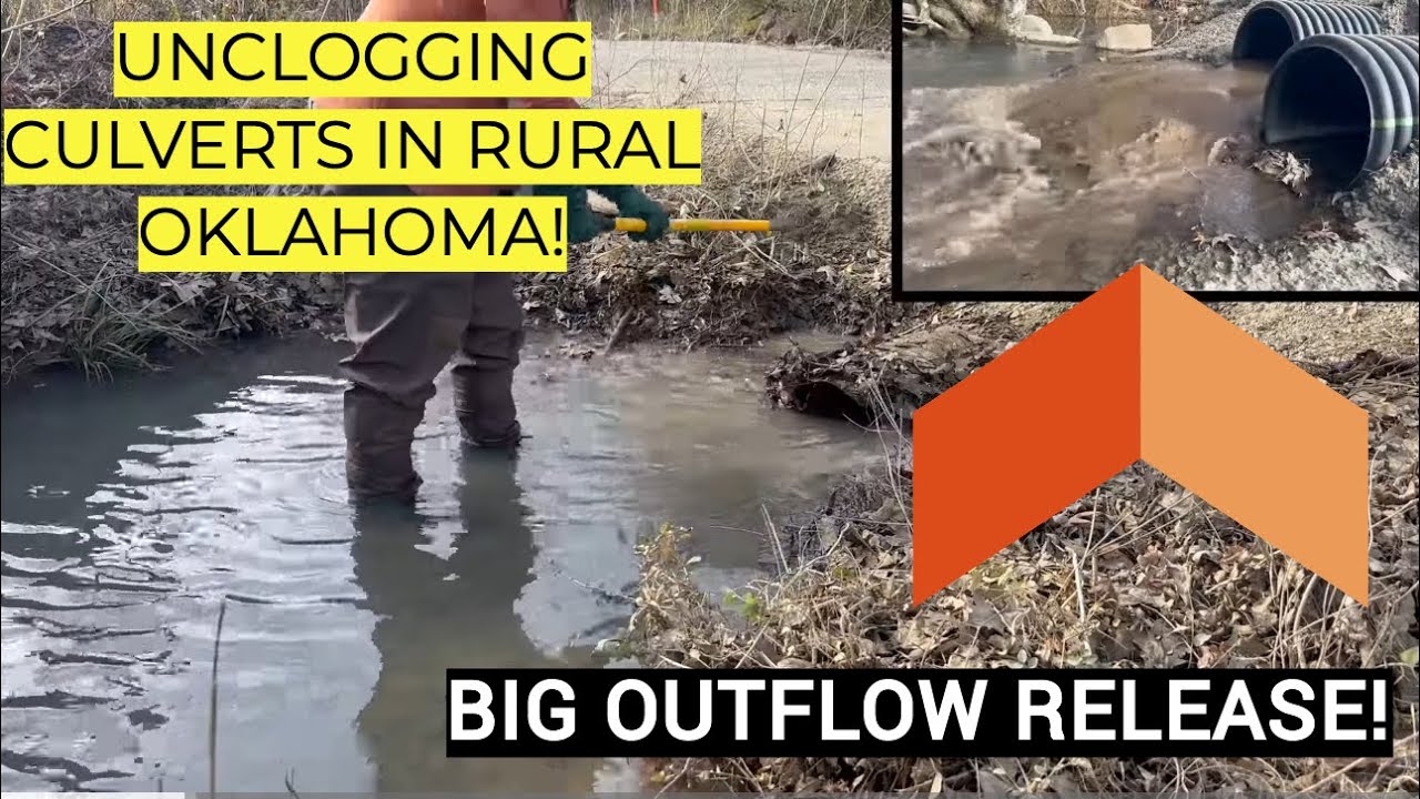 UNCLOGGING CULVERTS IN OKLAHOMA AND ARKANSAS! 12/2024 NT#65