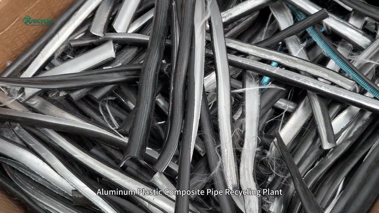 How to Recycle Aluminum Plastic Pipe | PE-coated Aluminium Separation