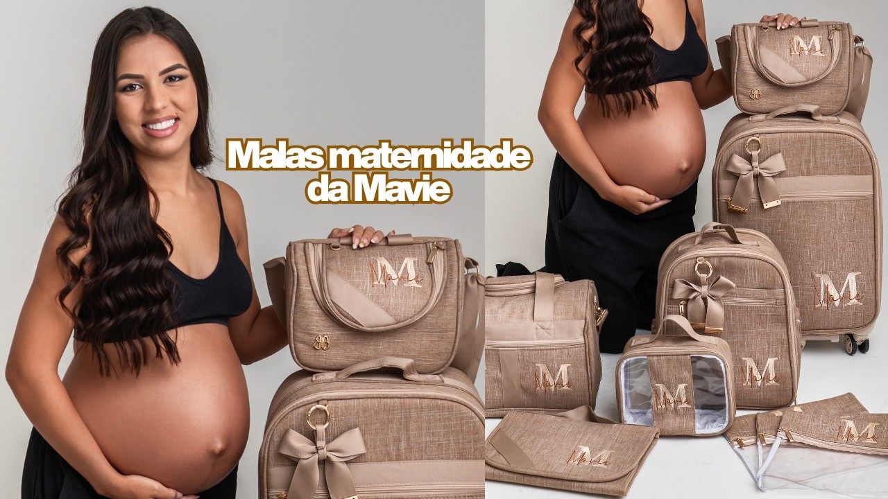 MOSTRANDO A MALA MATERNIDADE E O ENXOVAL DA MAVIE
