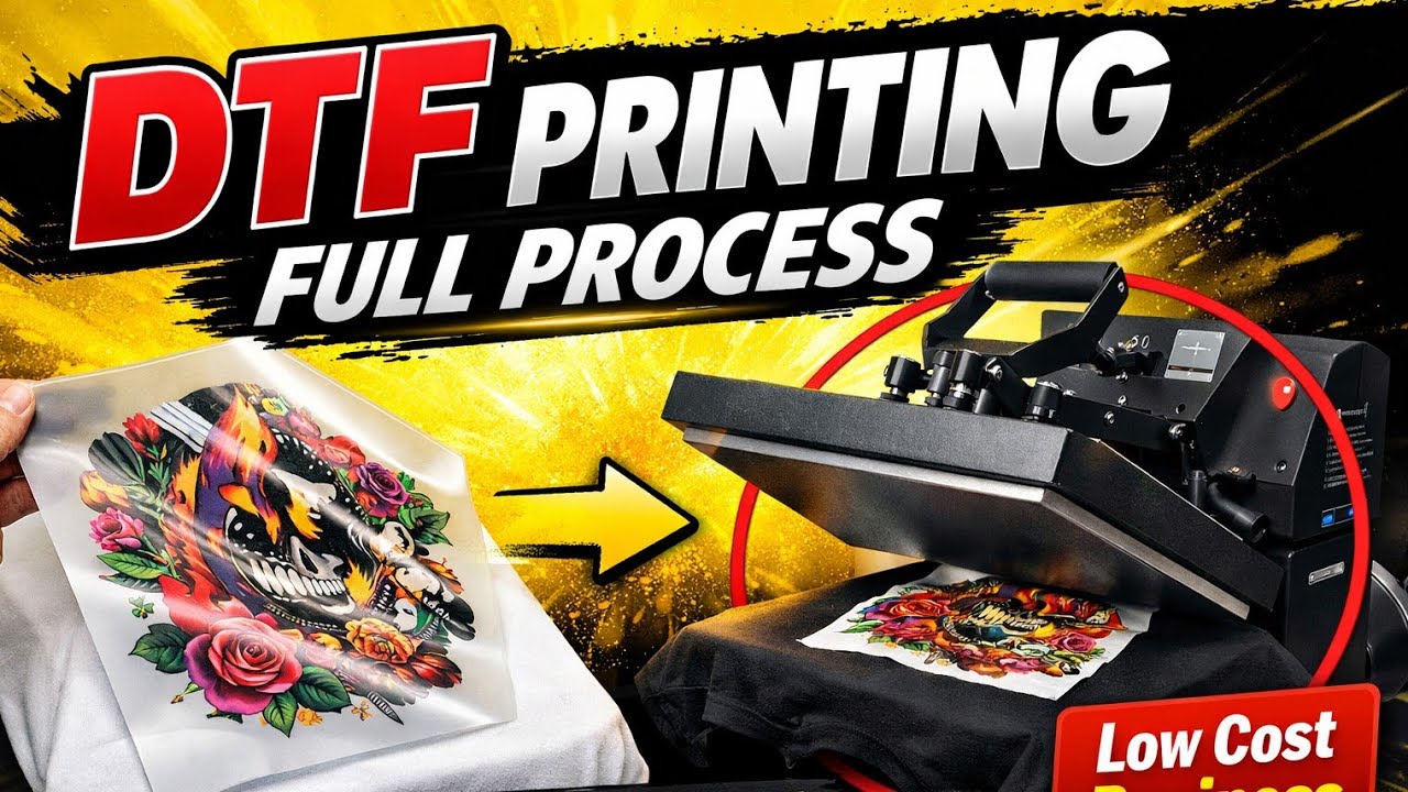 How To DTF TSHART Printing 