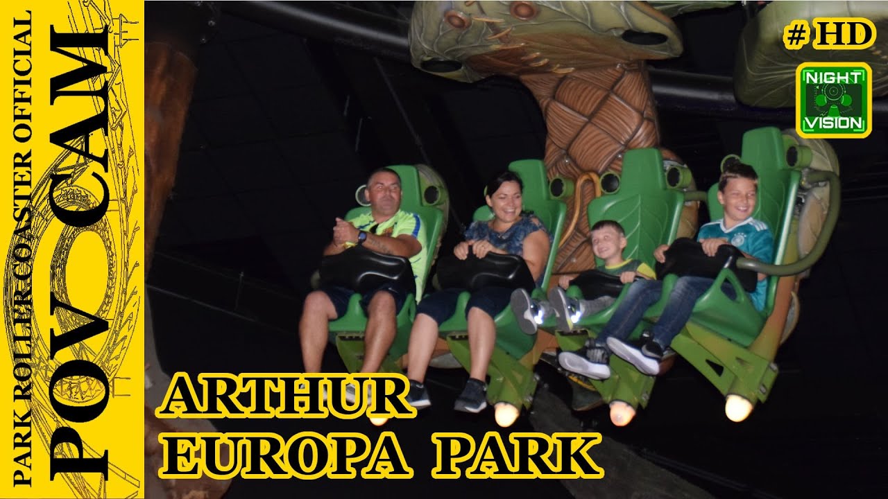 Arthur - Night Vision - On Ride / POV CAM - Europa Park