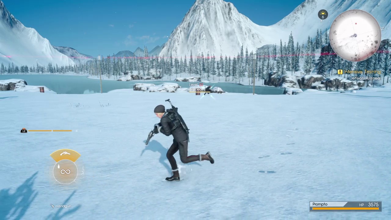 Final Fantasy XV: Episode Prompto - Aranea Boss Fight (No Damage)