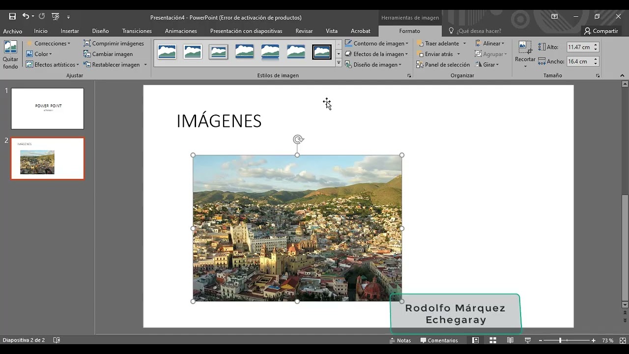 Editor de presentaciones Actividad 1