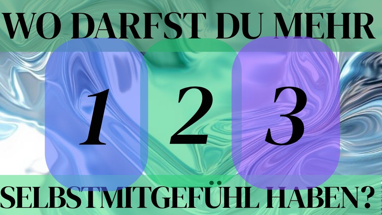 Wo darfst du mehr Empathie und Mitgefühl mit dir haben? Pick a Card Tarot Reading 