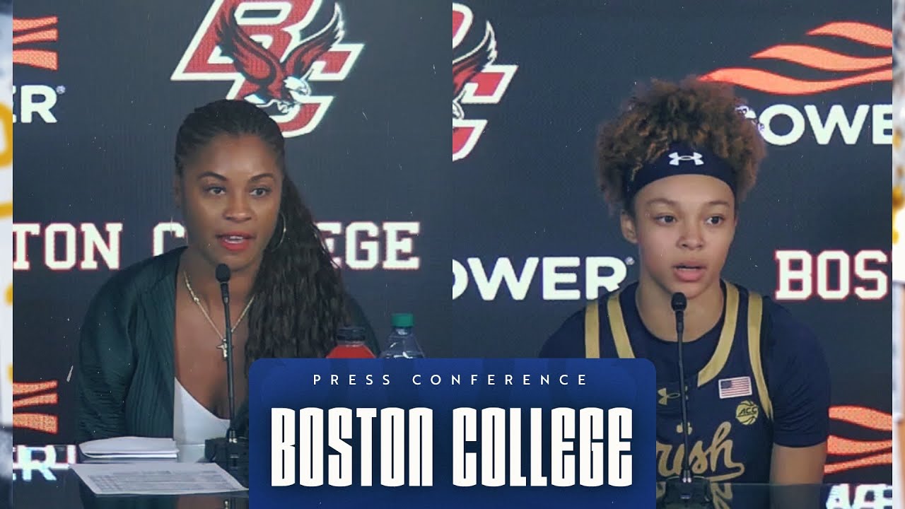 Boston College Postgame Press Conference (1.23.25) | Notre Dame Women's Basketball