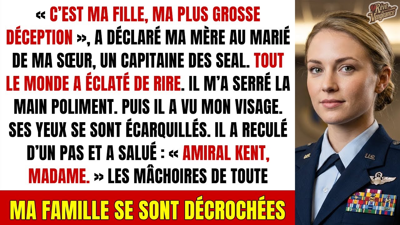 Ma sœur a ri de mon grade, sans savoir que j'étais le commandant de son fiancé.