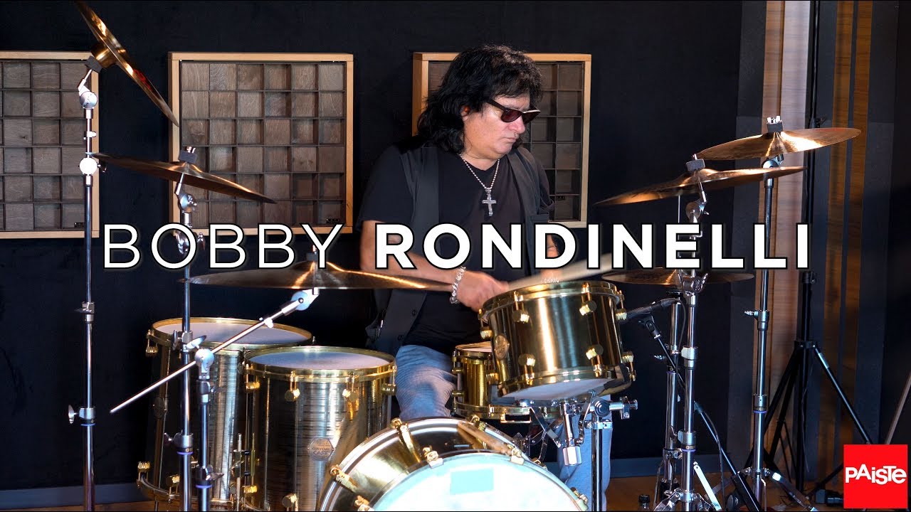PAISTE CYMBALS - Bobby Rondinelli (Big Beat - Studio Session)