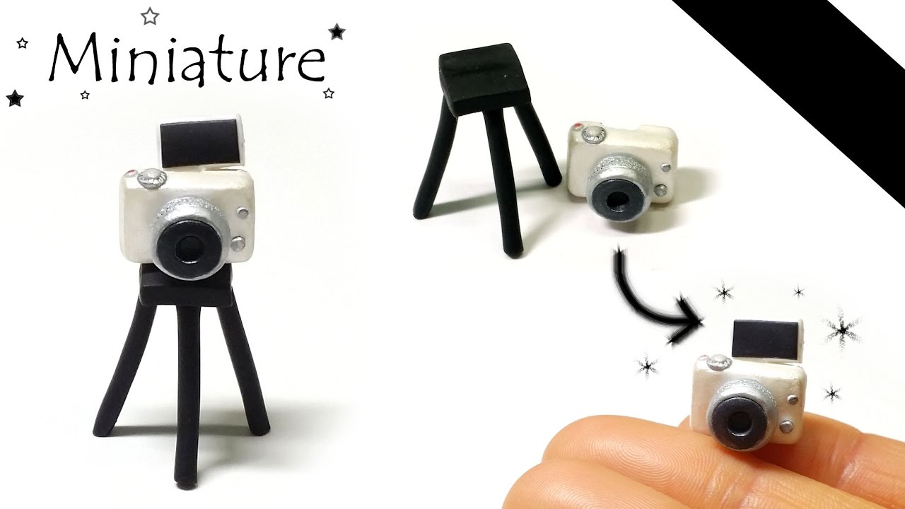 [Diy Miniature Camera & tripod] 미니어쳐 화면 내렸다~ 올렸다 할수있는 카메라 만들기