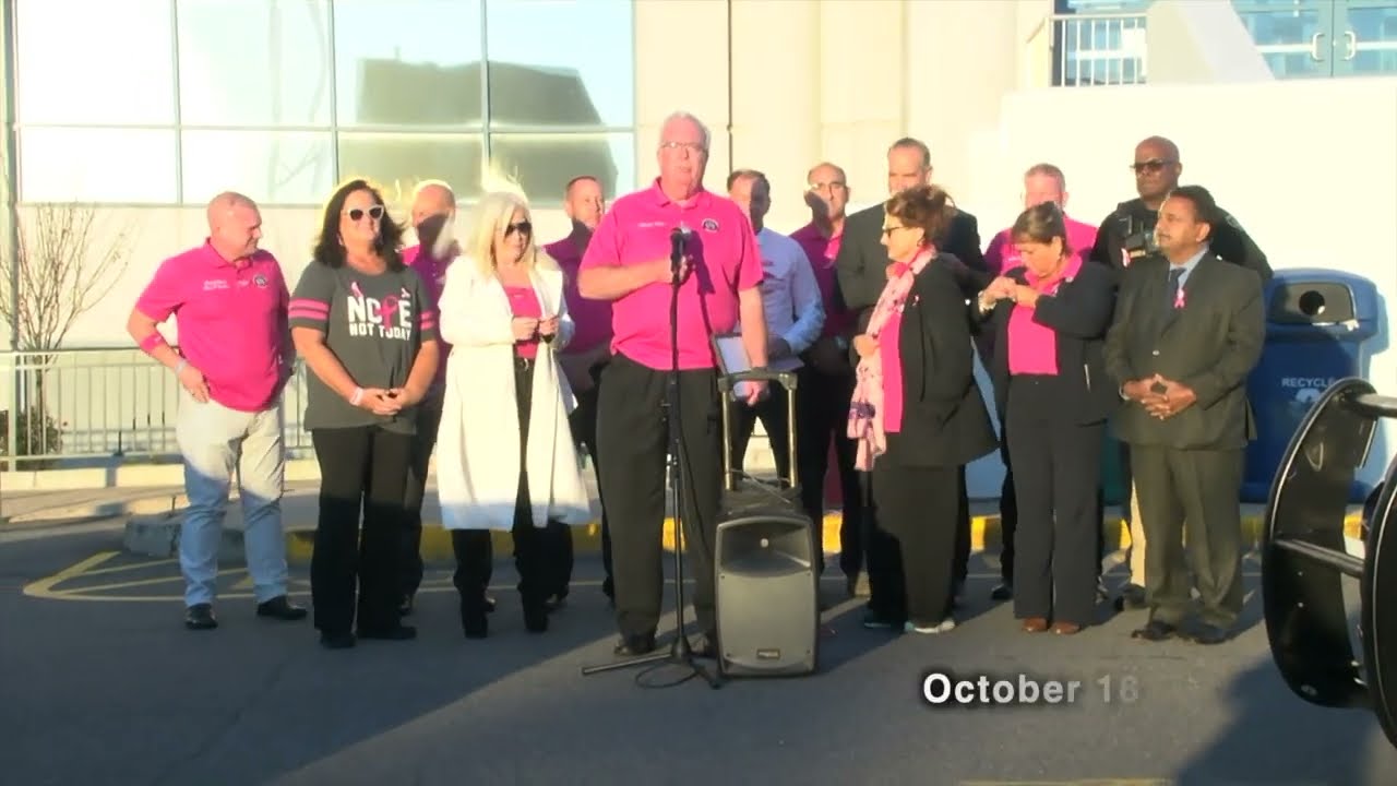 Flag Raising: Breast Cancer Awareness Month, October 18, 2022