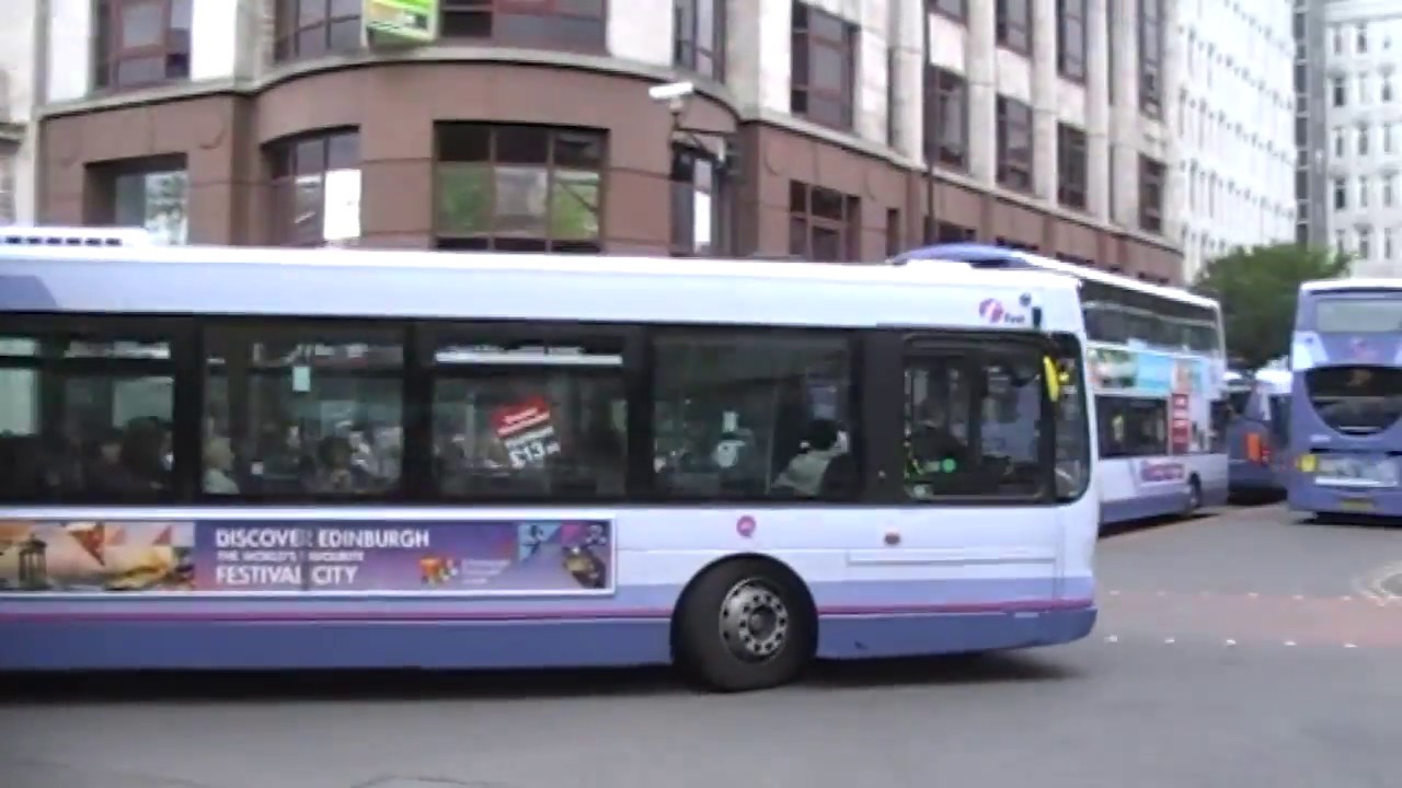 Bus Spotting At Manchester Piccadilly Gardens North Side On The 16/08/2014