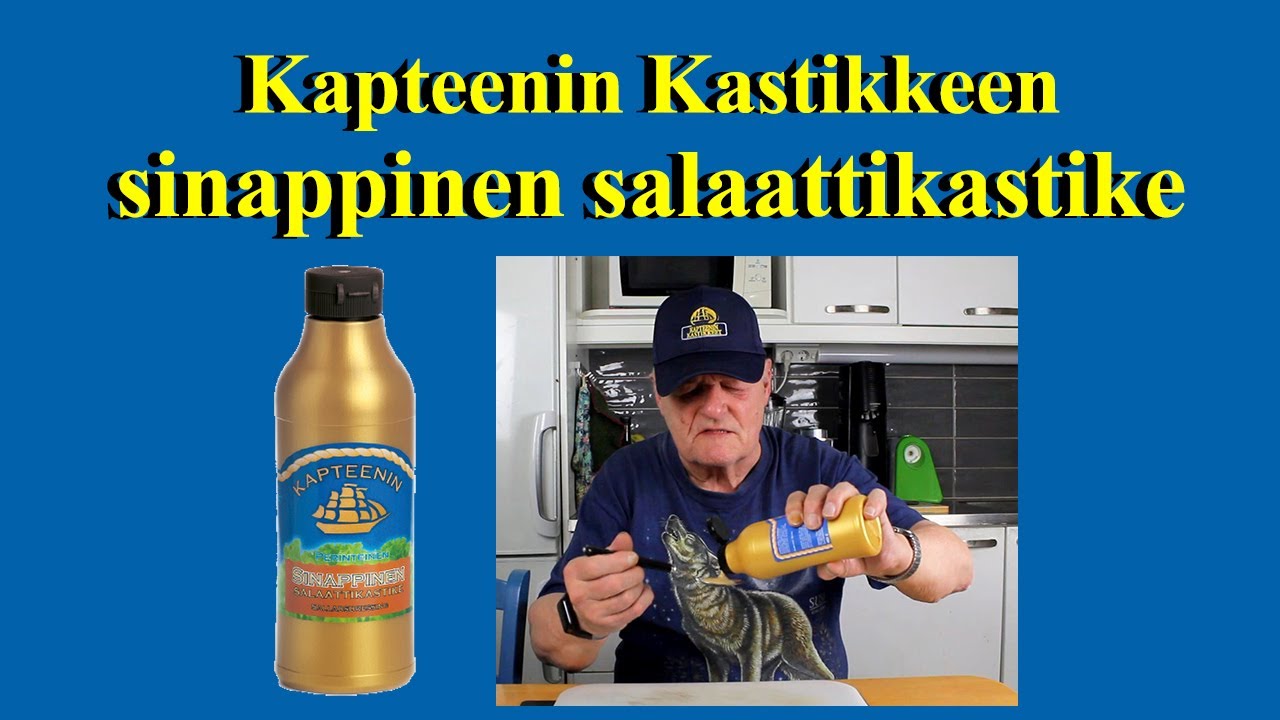 Makutestiss&auml; Kapteenin Kastikkeen sinappinen salaattik