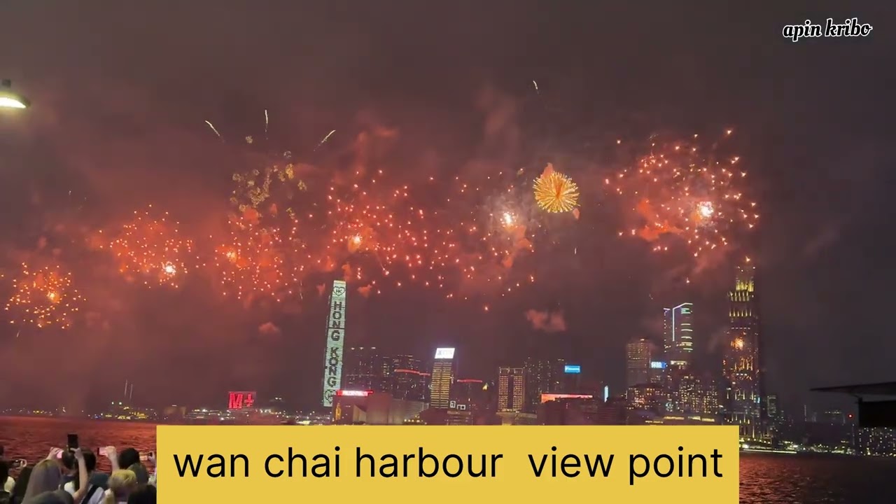 NATIONAL DAY FIREWORK IN HONG KONG