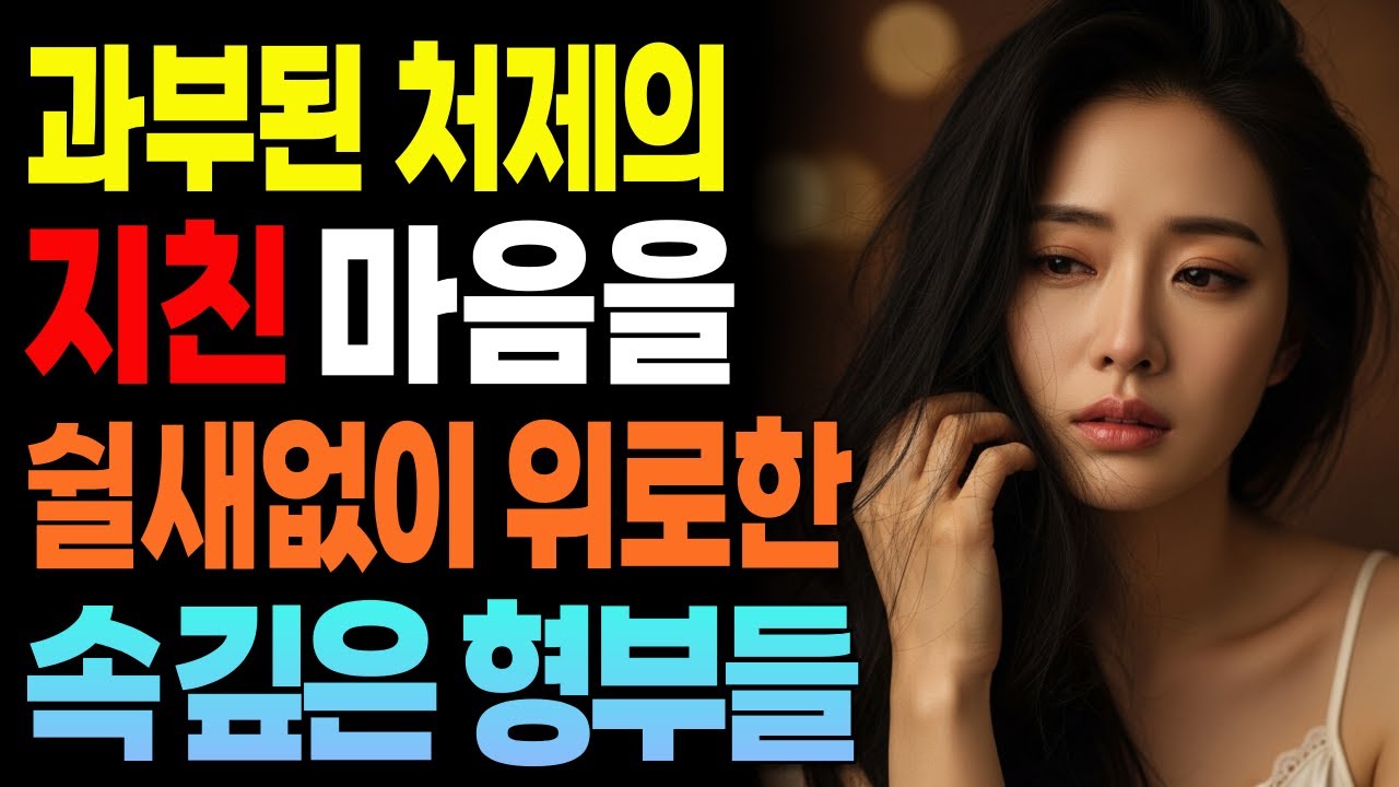 과부가 된 처제 에게는 엄청난 비밀이 있었다ㅣ황혼사랑ㅣ황혼연애ㅣ오디오북ㅣ결혼생활ㅣ실화ㅣ황혼재혼ㅣ중년의사랑ㅣ황혼이혼ㅣ부부관계