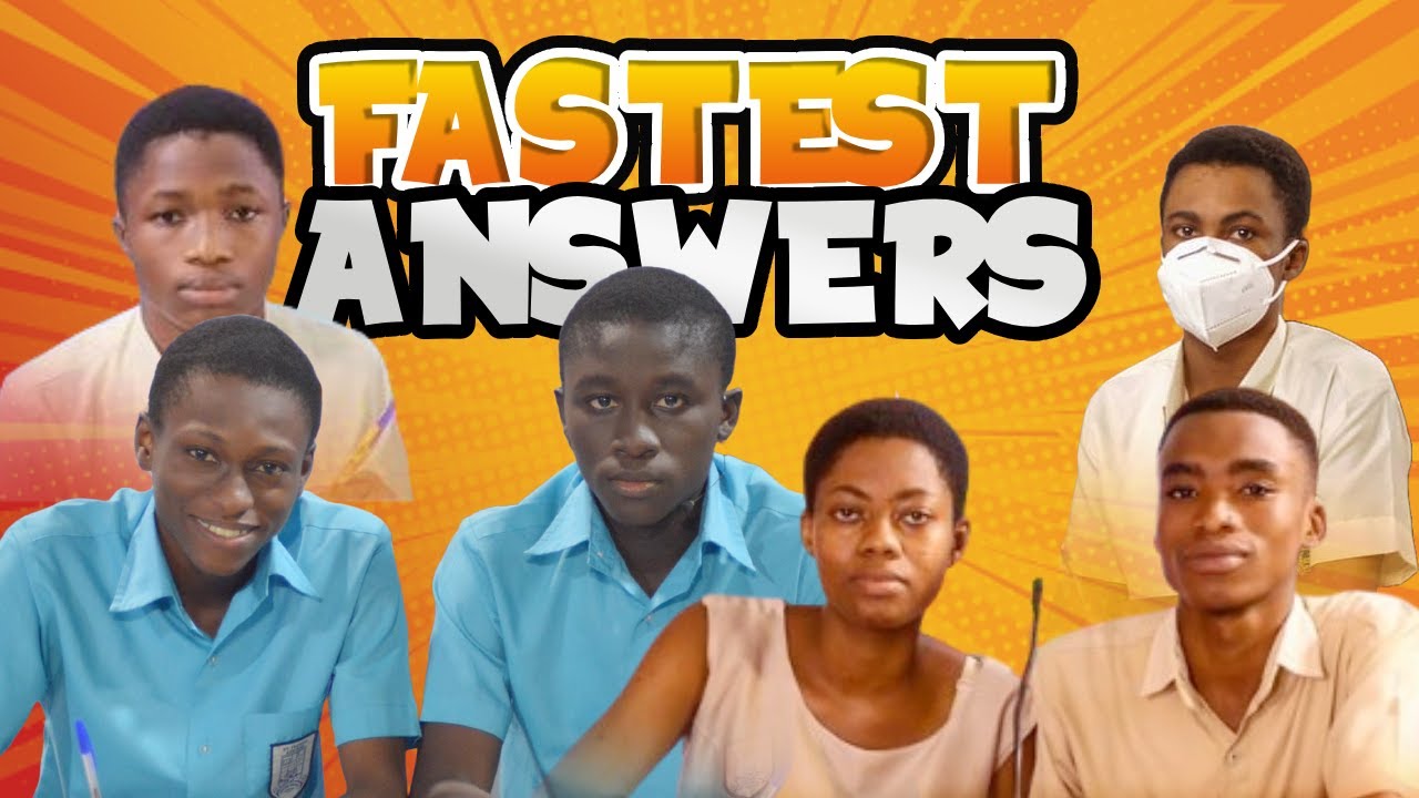 Fastest Answers in NSMQ History #nsmq