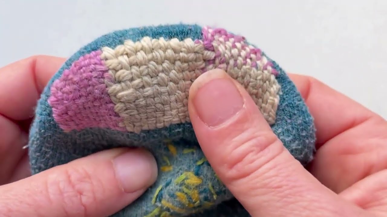 (I'M) Perfect Visible Mending: How to Darn a Sock (with gentle, crafty compassionate reminders)