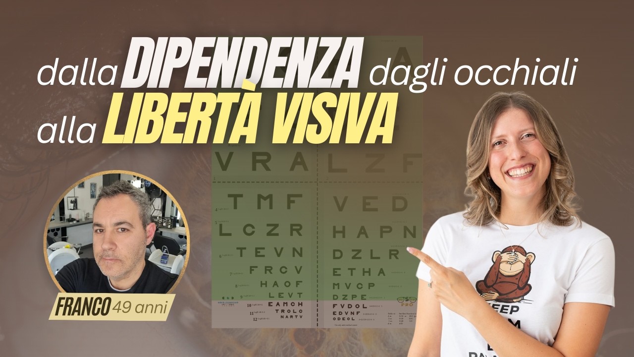 Dalla Dipendenza dagli occhiali alla Libertà Visiva – Scopri la storia di Franco