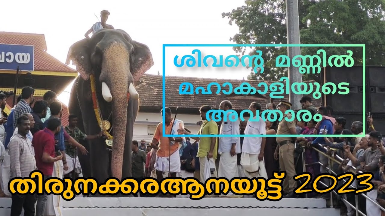 chirakkal kalidasan mass entry @thirunakkara aanayoottu 2023