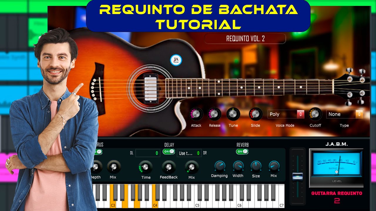 GUITARRA DE BACHATA VST 2024 | TUTORIAL REQUINTO DE BACHATA | WALKTHROUGH BACHATA GUITAR 🎸PLUGIN