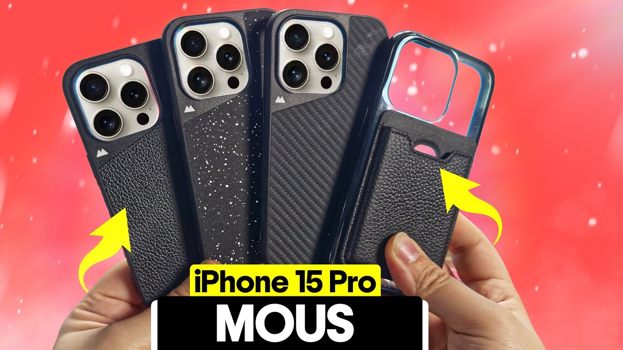 iPhone 15 Pro Mous Limitless 5.0 & Clarity 2.0 Cases - A Top 5 Case!!
