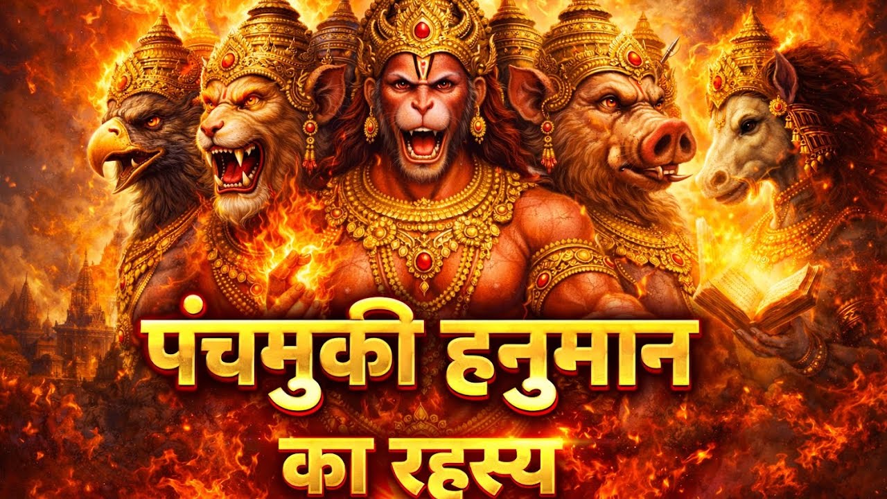 पंचमुखी हनुमान जी का रहस्य 🔥 | 5 मुखों की अद्भुत शक्ति | Hanuman Ji Powerful Form 🚩