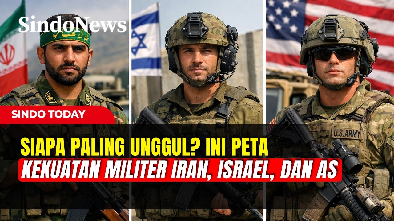 Dikeroyok AS & Israel, Seberapa Kuat Iran? Ini Perbandingan Kekuatan Militernya!