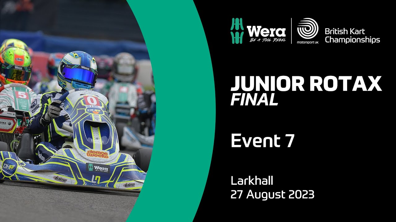 Финал юниорского Rotax | Соревнование 7, Ларкхолл | Чемпионат Великобритании по картингу Wera Too...