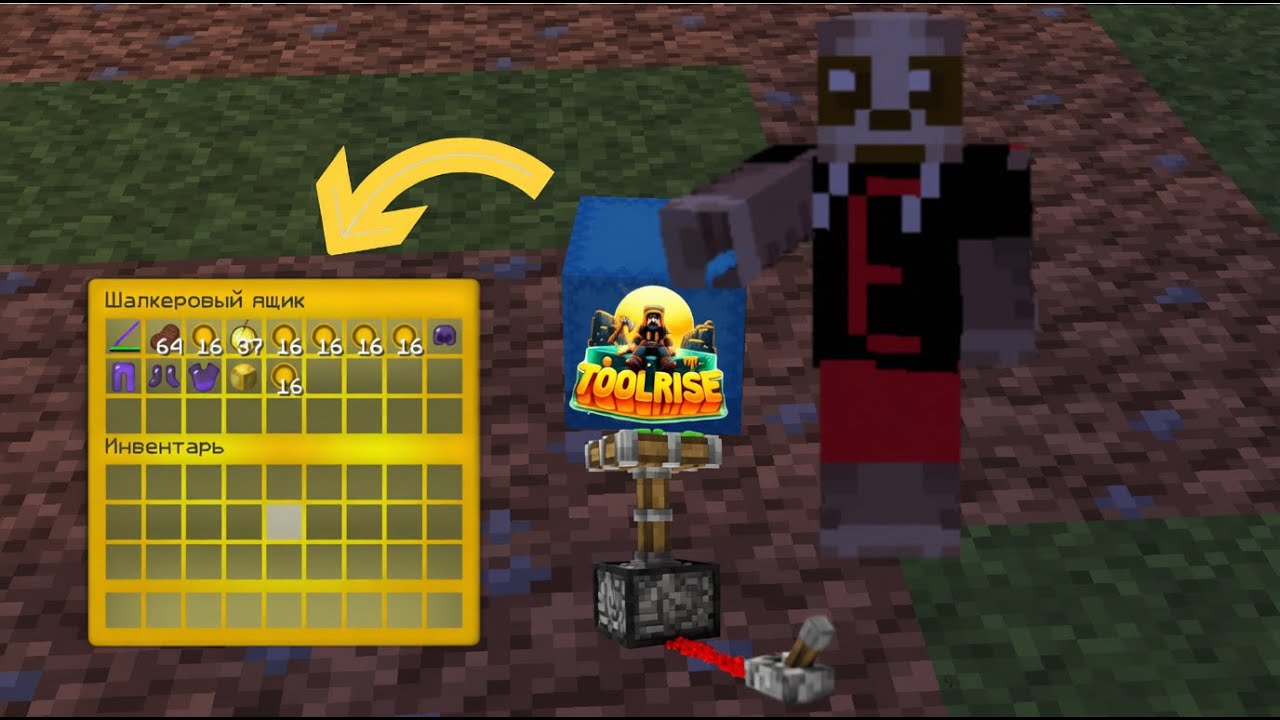 КРАДУ ШАЛКЕРА ПОРШНЯМИ НА ToolRise #fypシ #minecraft #toolrise