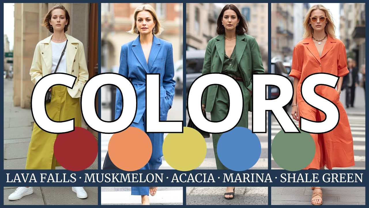 Must-Wear Fashion Colors 2026 | Pantone Part 2 #Pantone2026 #SpringSummer2026 #colortrends2026