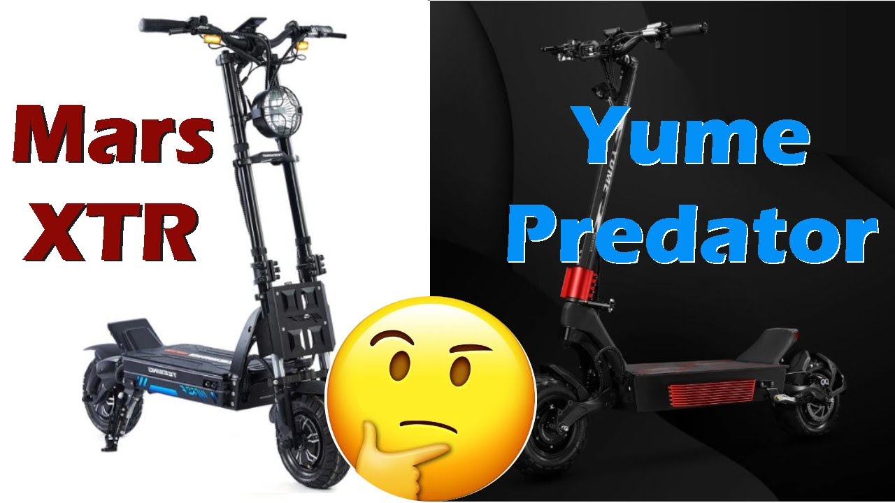 Teewing Mars XTR versus Yume Predator Electric Scooter Comparison
