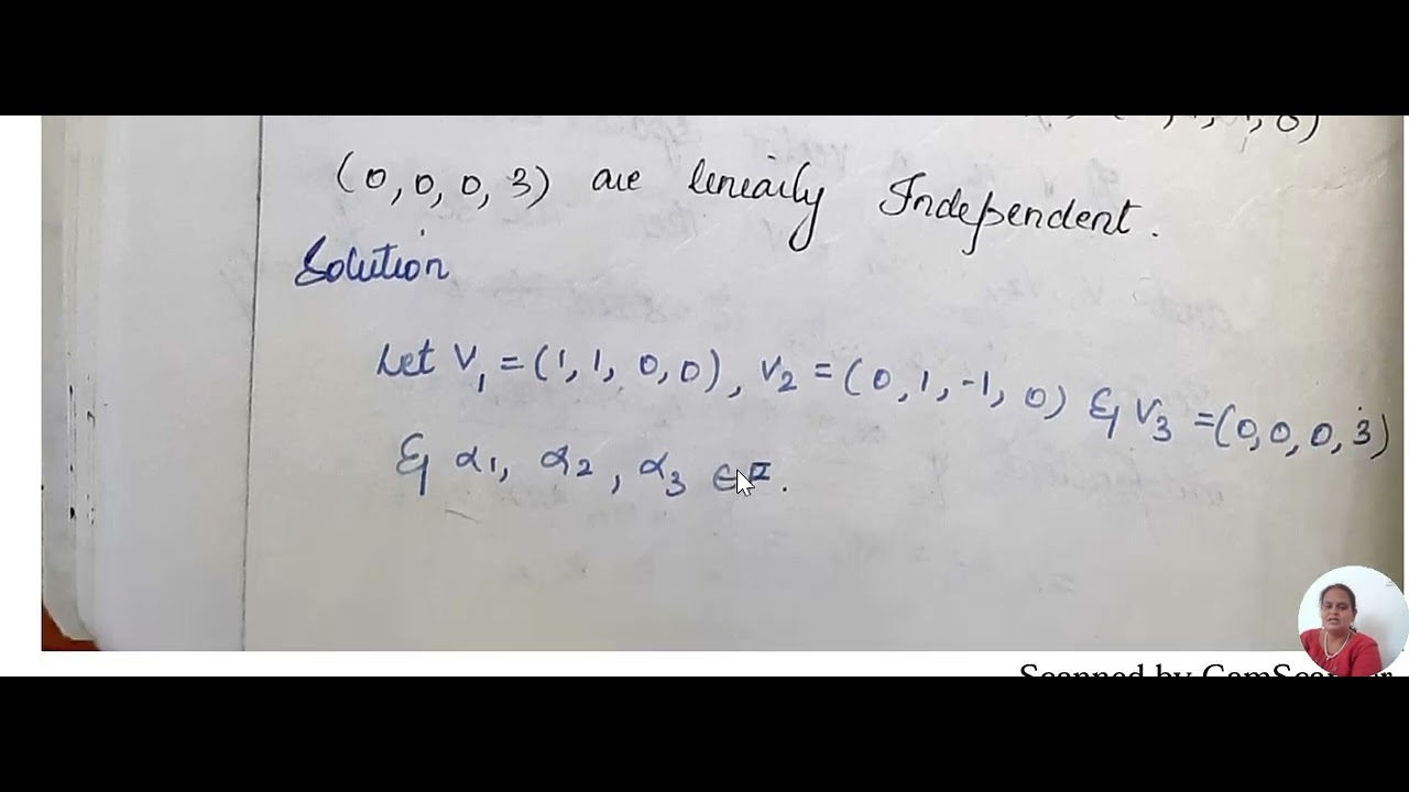 LINERALY INDEPENDENT  AND DEPENDENT VECTORS
