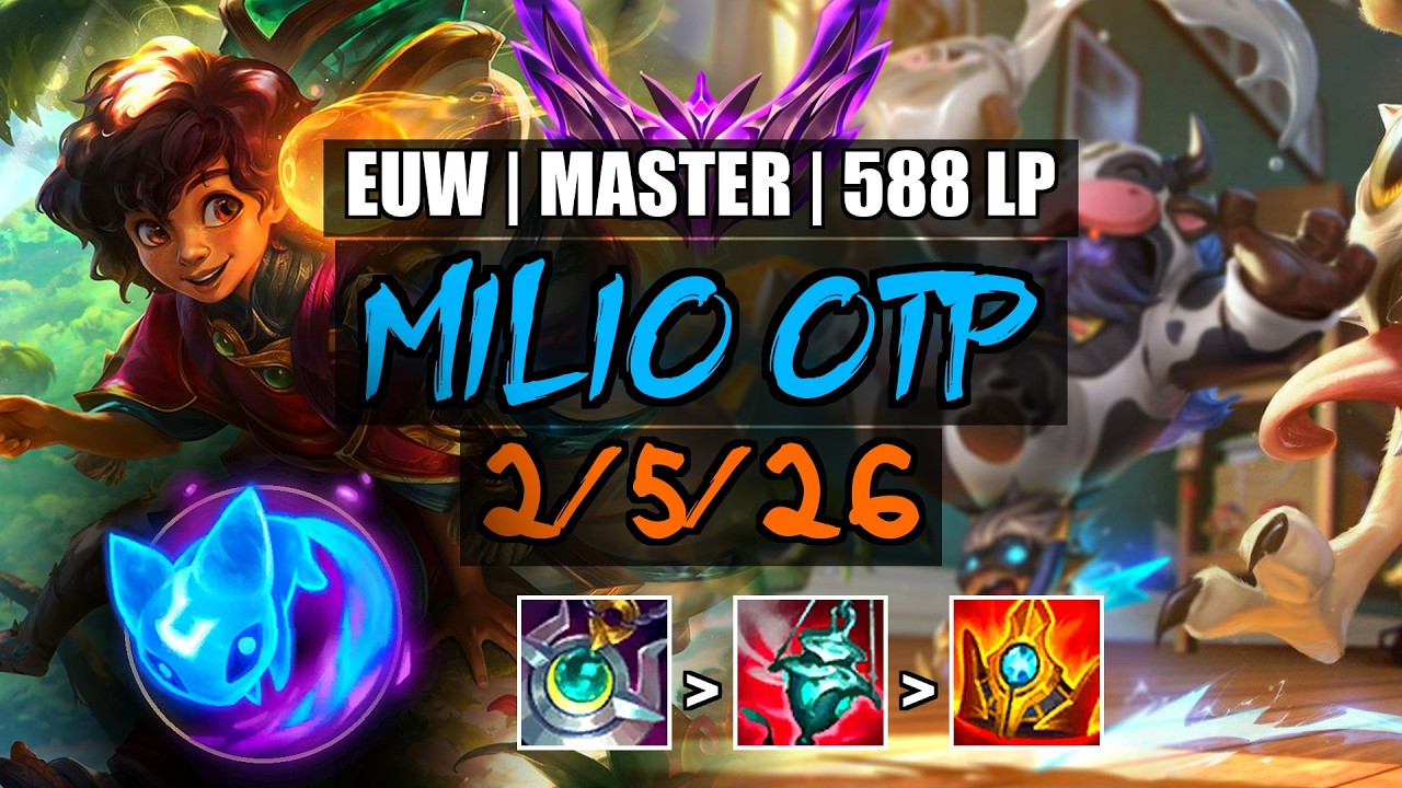 Milio OTP vs Kog'Maw/Lulu Support 2/5/26 | EUW Master 588LP