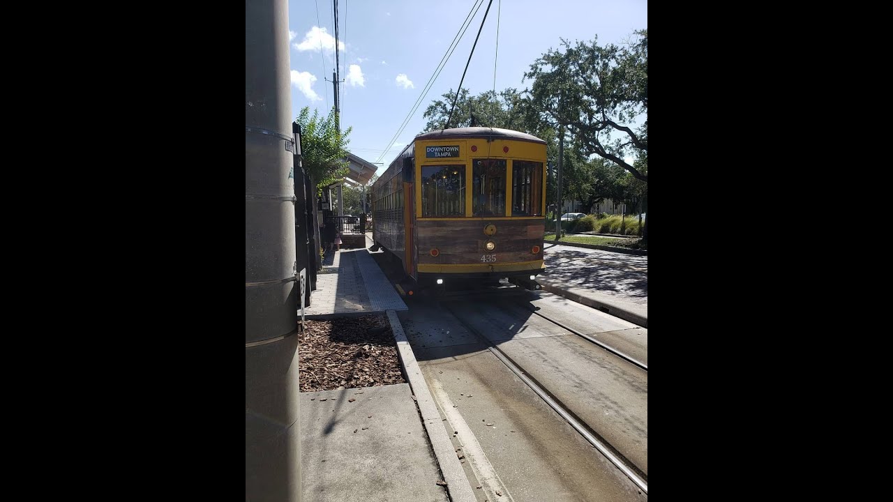 FULL RIDE on The 2002 Gomaco Birney Replica TECO Streetcar #7 from Downtown Tampa to Ybor City