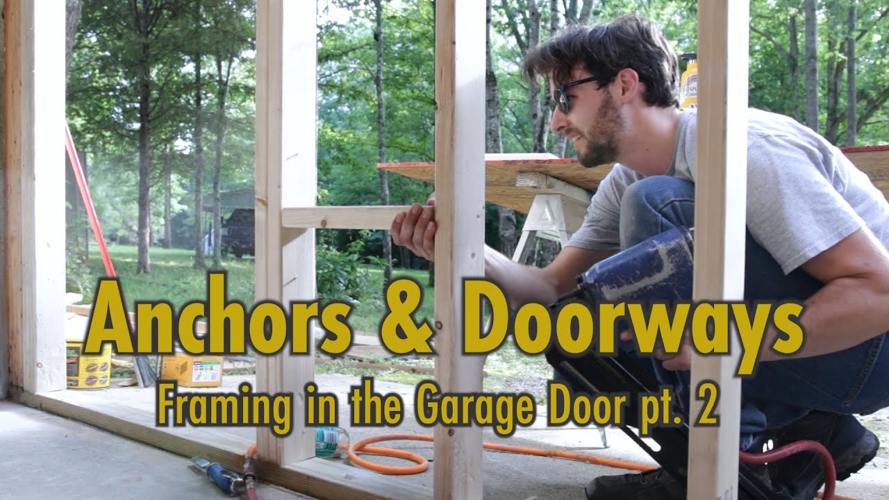 Garage Conversion Ep 5: Framing in the Garage Door pt. 2