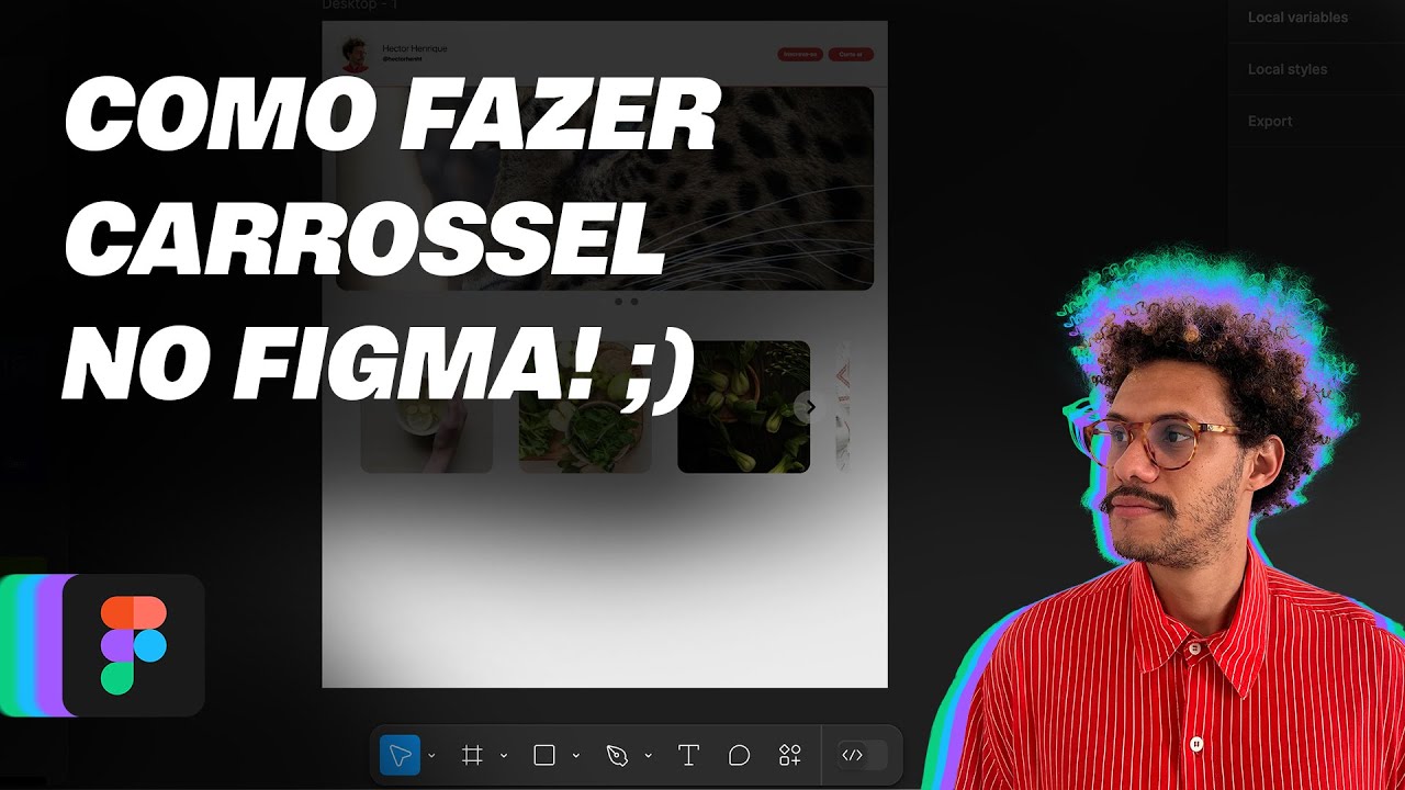 TUTORIAL DE COMO FAZER CARROSSEL NO FIGMA - carrossel automático e clicável! #figma