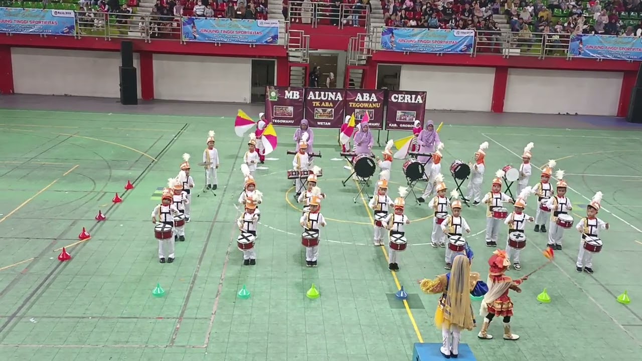 TK ABA Tegowanu. Juara 1 Umum kejuaraan Drum Band Grobogan kelas TK 15 feb 2026 