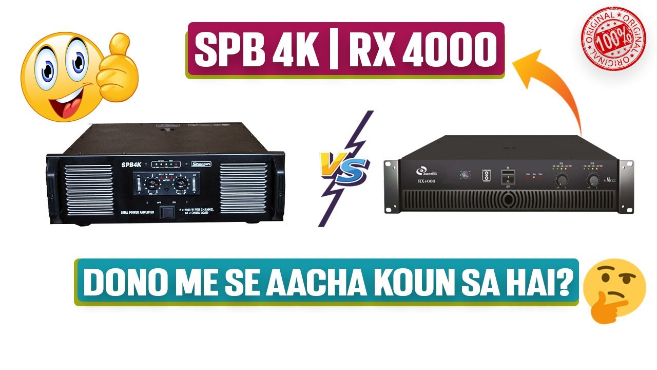 Stranger spb 4k vs Nx audio rx 4000 | Spb 4K Vs Rx 4000 | Pro DJ Equipments