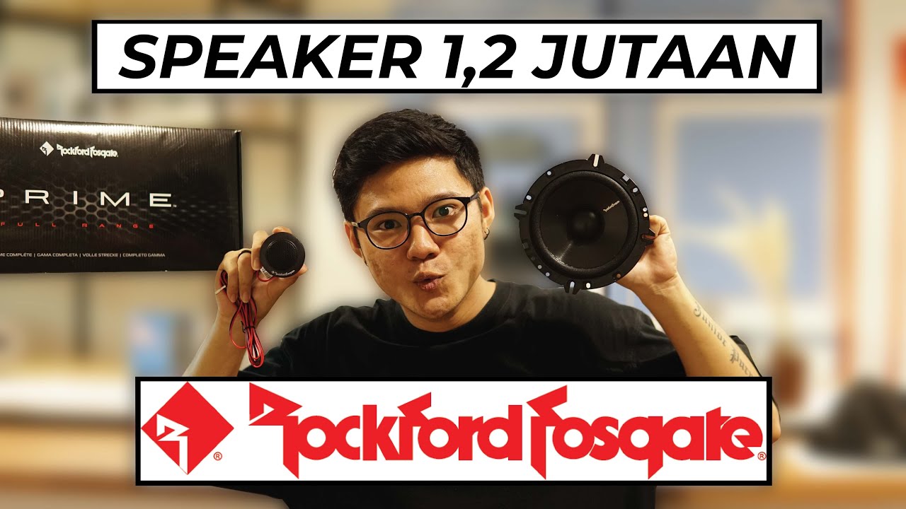 REVIEW SPEAKER 2 WAY ROCKFORD FOSGATE PRIME SERIES R165S | SUARA JERNIH HARGA MURAH |