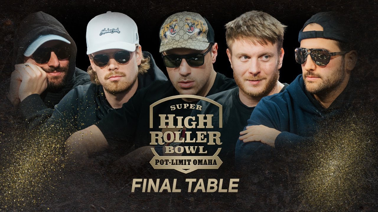 $1,250,000 Up Top! Super High Roller Bowl PLO Final Table!