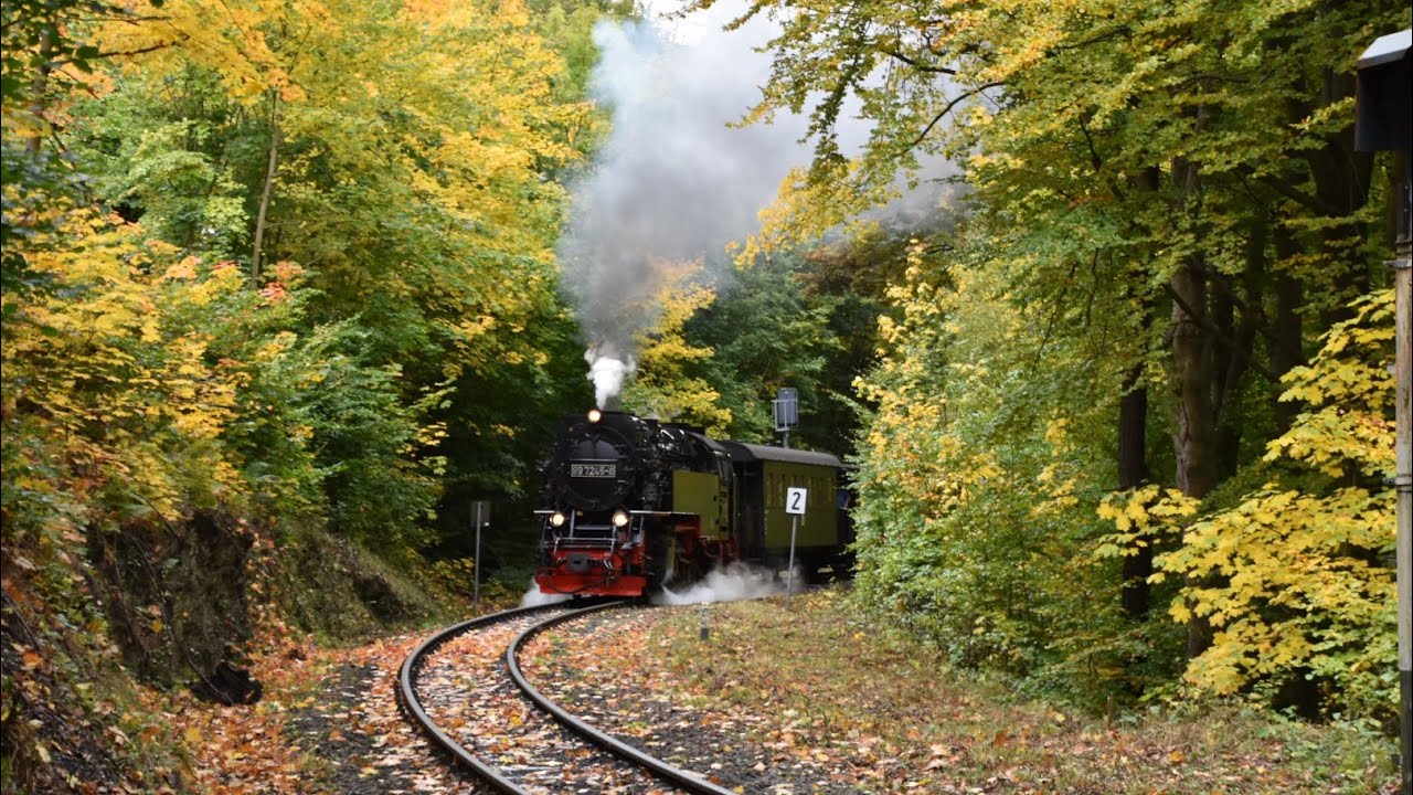 Anfang Oktober bei den Harzer Schmalspurbahnen 