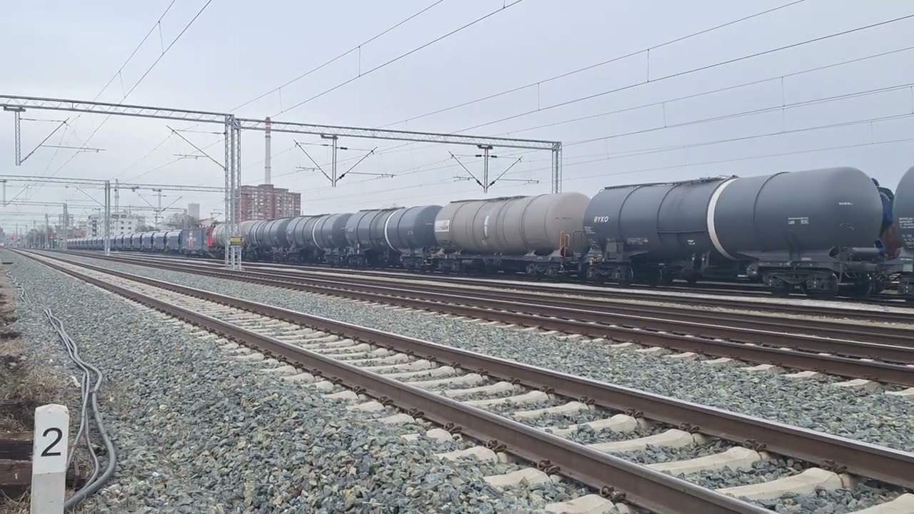 Trans Cargo 2499 - Lokomotiva DINARA H THM TC + cisterne ulaze u Zagreb Zapadni Teretni.HR/CRO