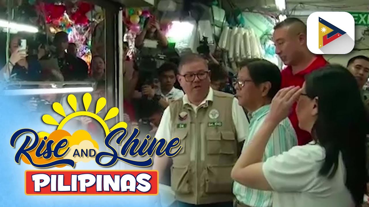 Supply at presyo ng mga pangunahing bilihin sa isang pamilihan, personal na ininspeksyon...