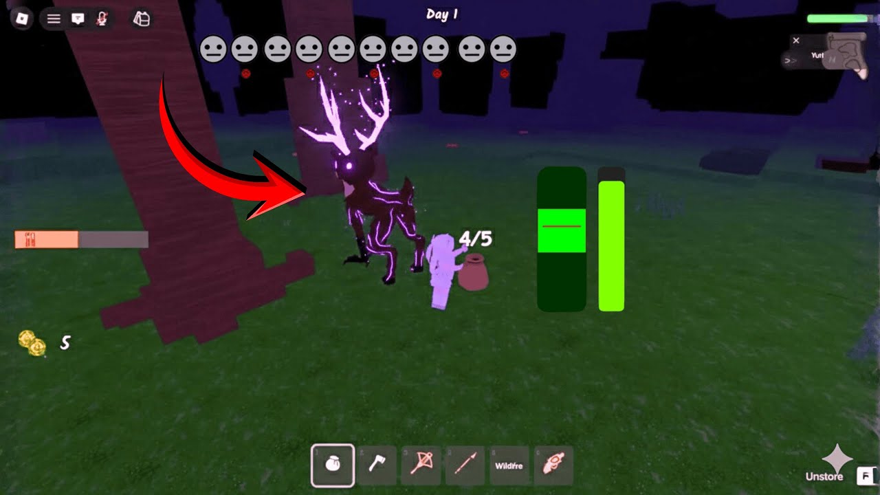 I SPEED RUN THE NEW UPDATE IN 99 NIGHTS IN THE FOREST + HARD MODE