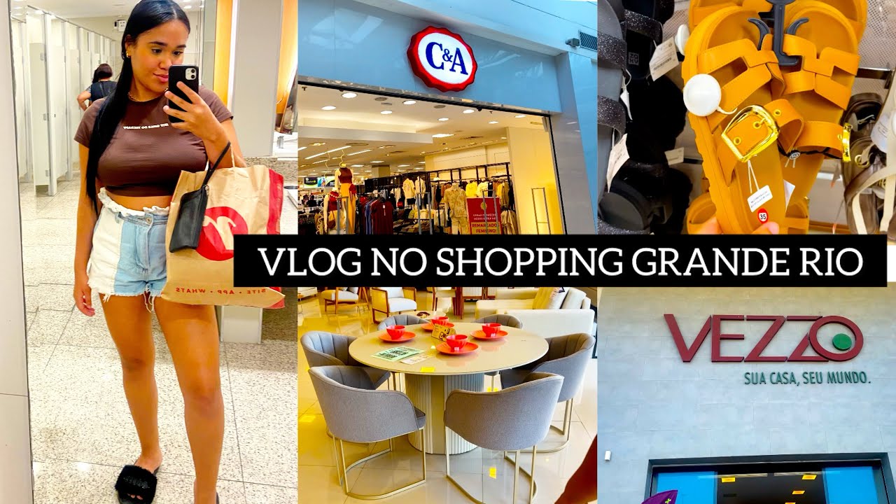 VLOG NO SHOPPING GRANDE RIO
