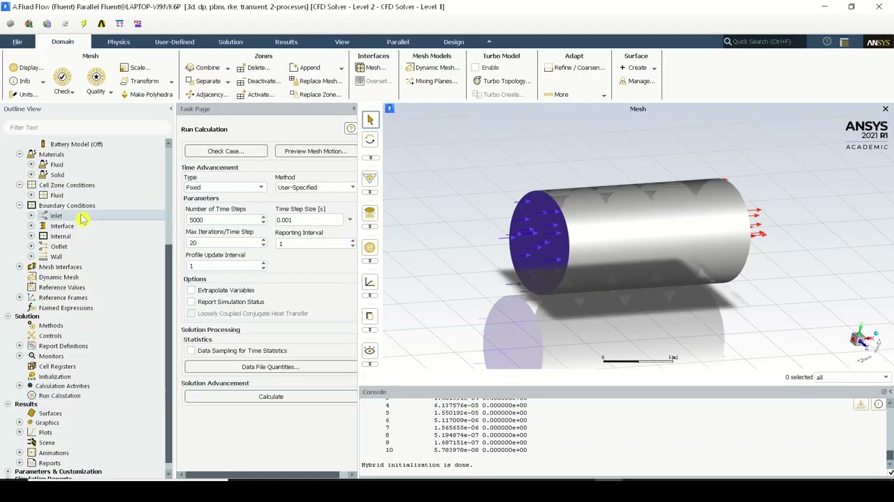 Методы решения и настройки итераций в ANSYS Fluent | Настройка дискретизации CFD для лопастей ротора