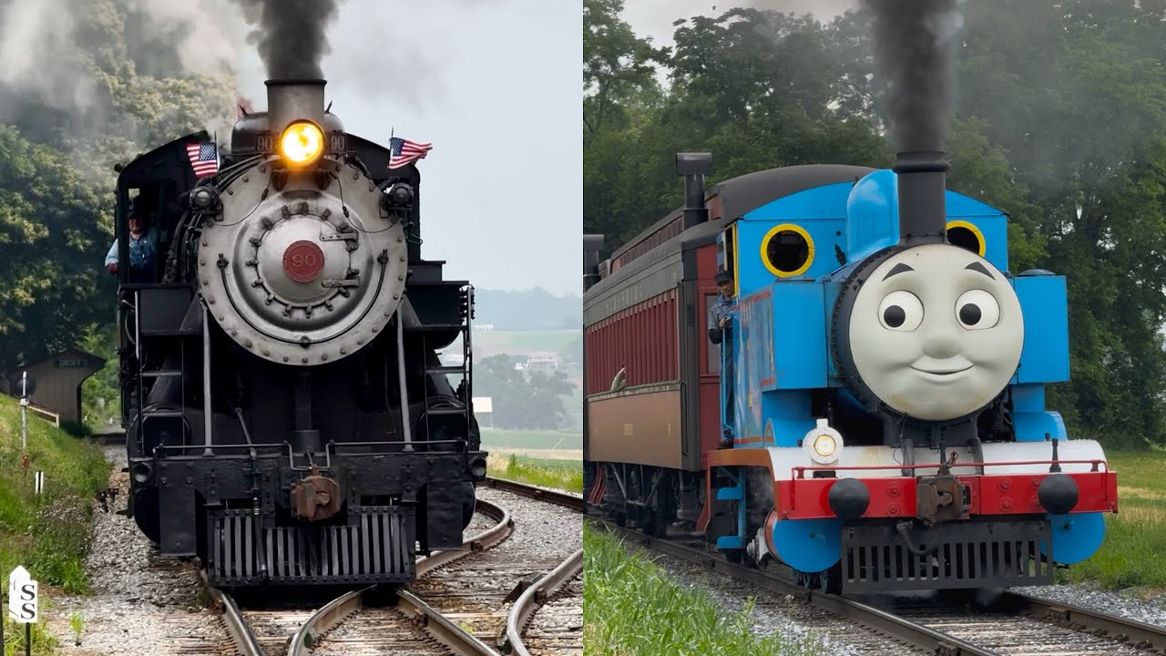 Strasburg Railroad: Summer Steam With Thomas & 90 {4K}