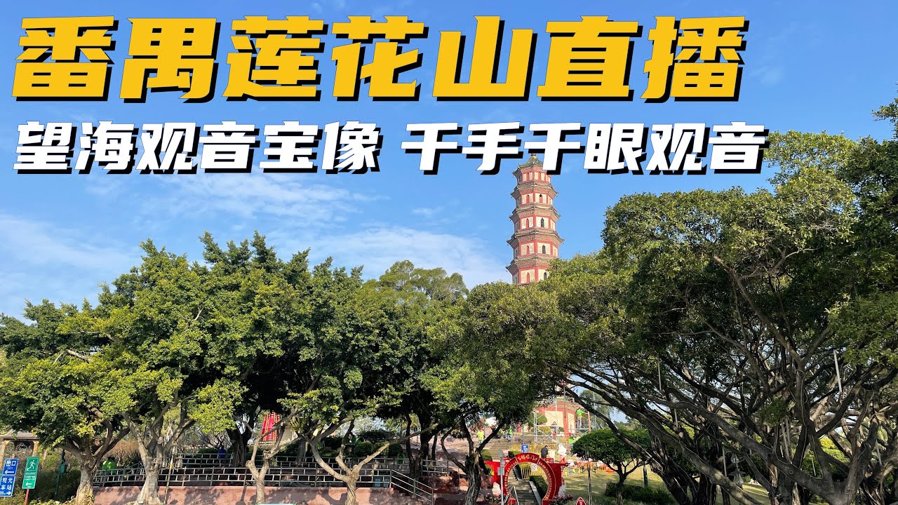 【广州漫步粤菜美食】番禺莲花山直播 | livestream
