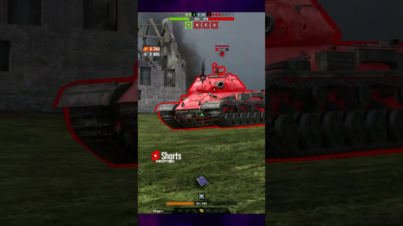 ОБ 777 вар2 | ОБИДНОЕ ПОРАЖЕНИЕ | #blitz, #tanksblitz, #shorts #вооруженныйблиц