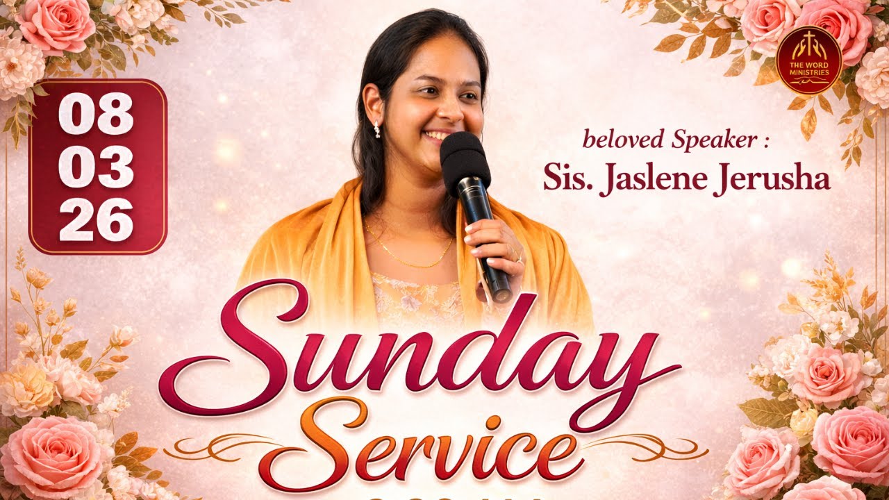 🔴Sunday Worship Service | 08 03 2026‪‪‪‪‪@thewordministriesvizagSis.Jaslene jerusha #sundayservice
