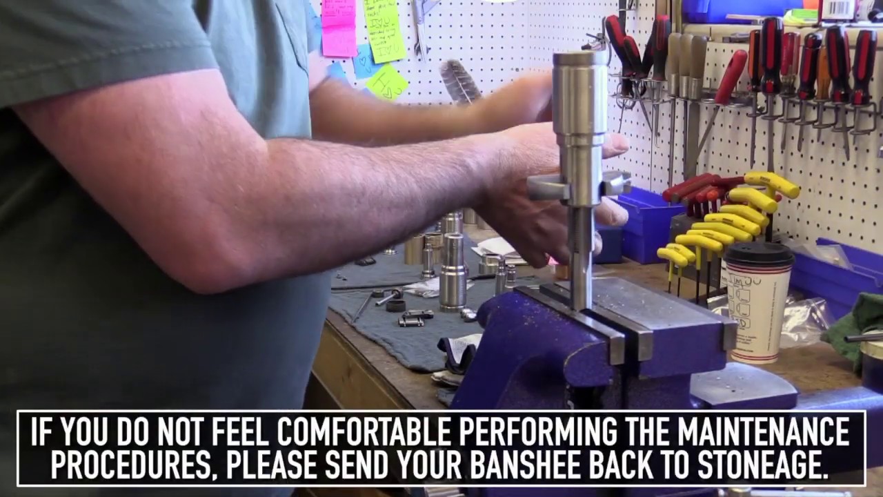 StoneAge® Banshee Maintenance: Nozzles up to 44k psi (3000 bar)