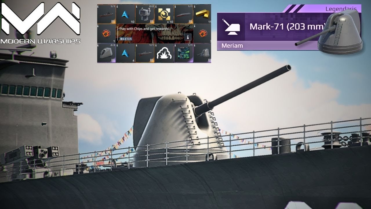 Mark-71(203 mm) -  Best Cannon From Event Rhythm Of Fury | Modern Warships